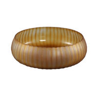 SCHALE Lavanya Braun 30/30/9.5cm - Braun, Glas (9.5cm) - PTMD Collection