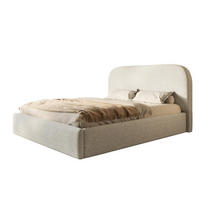 BETT 90x200 - Polsterbett mit Bettkasten und Metallrahmen - Modern Betten - Eleganter Puente-Stoff - Kollektion Verona - Beige - Beige, Holz/Textil (90/200cm) - Alpi-Möbel