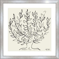 BILD gerahmt 53x53 cm Henri Matisse „Le Platane“ - Weiß, Holz (53/53cm) - artissimo