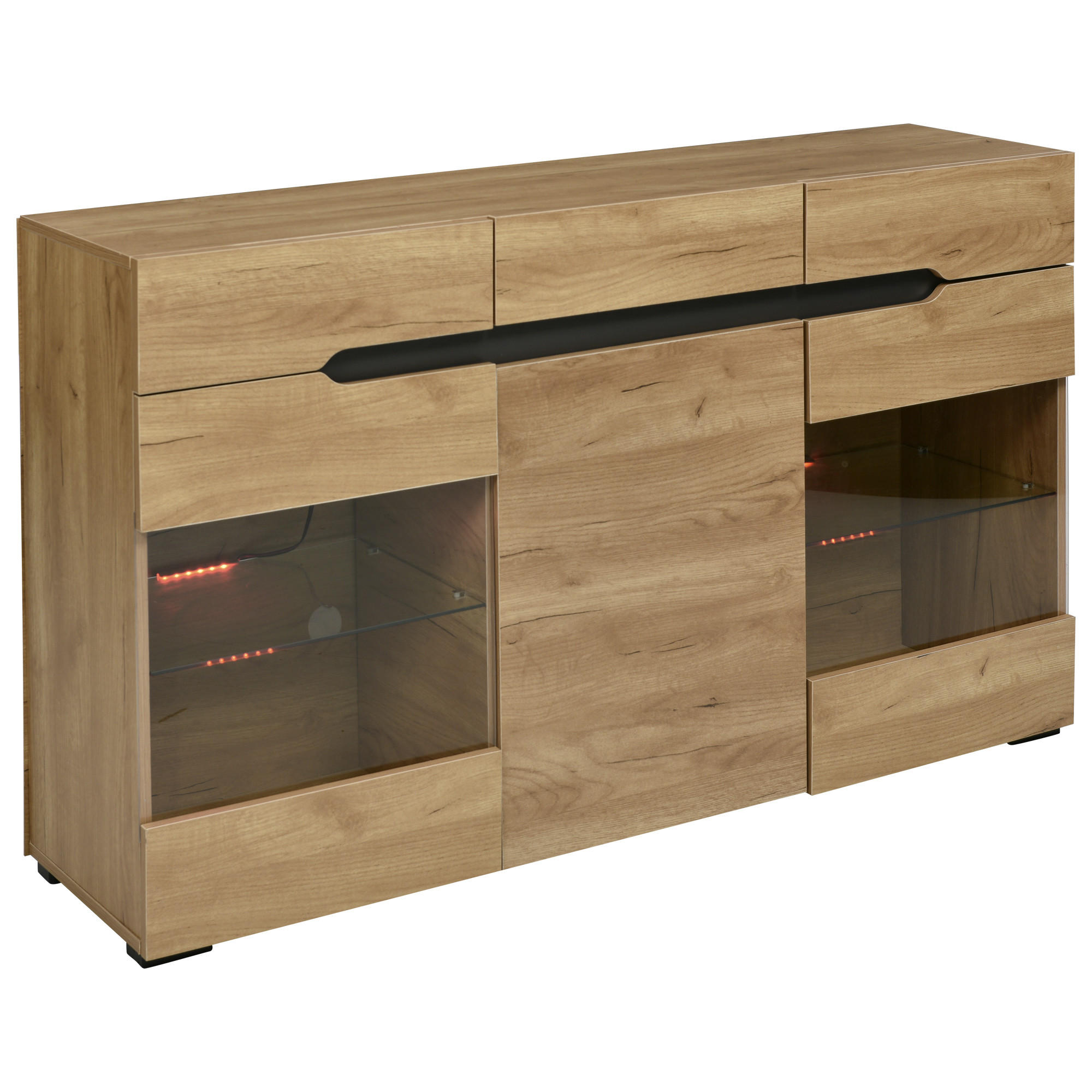 SIDEBOARD Braun 140/35/80 cm - Braun, Holzwerkstoff (35/80/140cm) - Urban Meuble