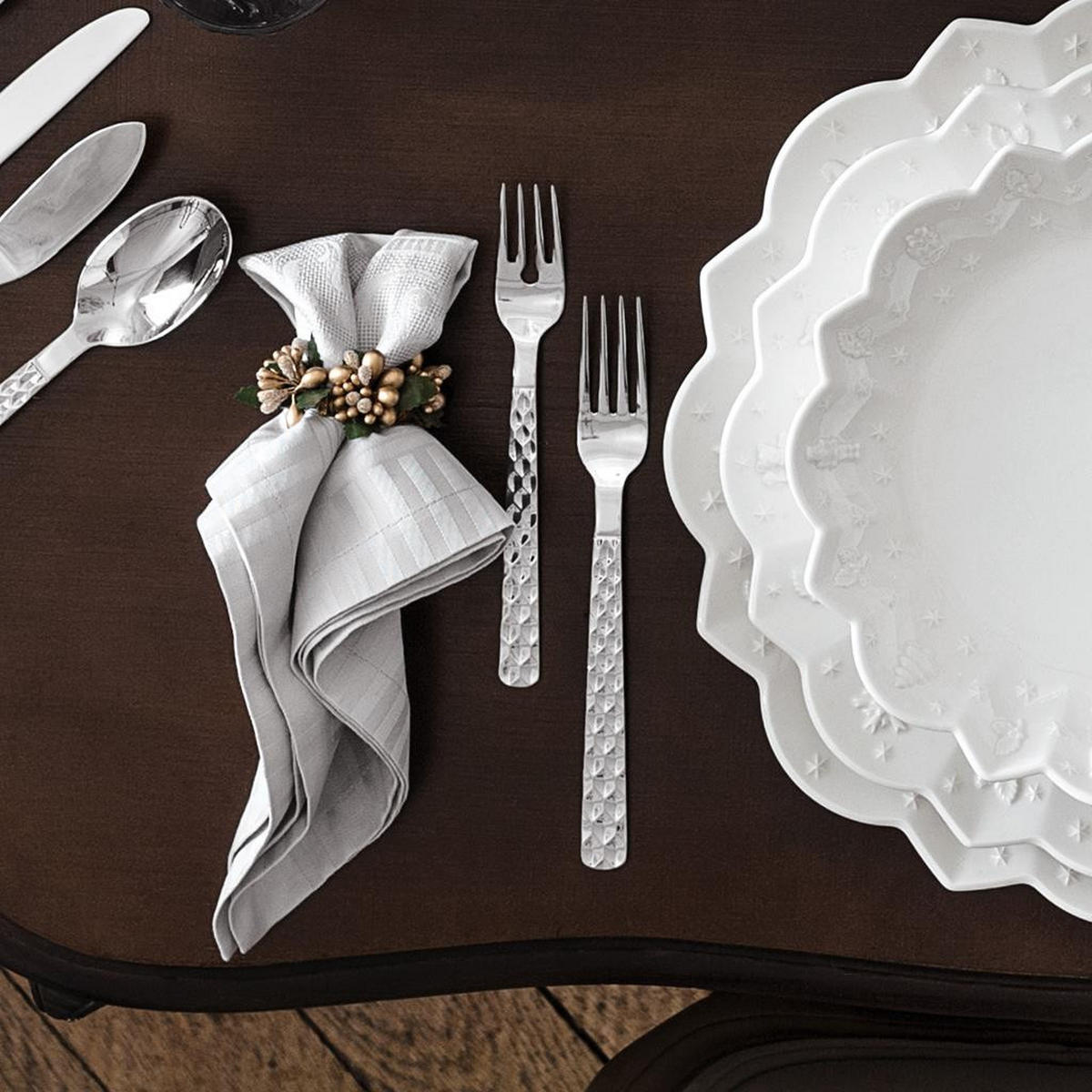 FISCHBESTECK Boston silber 6er Set - Silberfarben, Metall - Villeroy & Boch