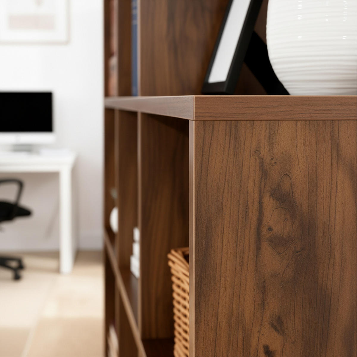 STUFENREGAL - Braun, Holzwerkstoff (129.5/129.5/29cm) - Relaxdays