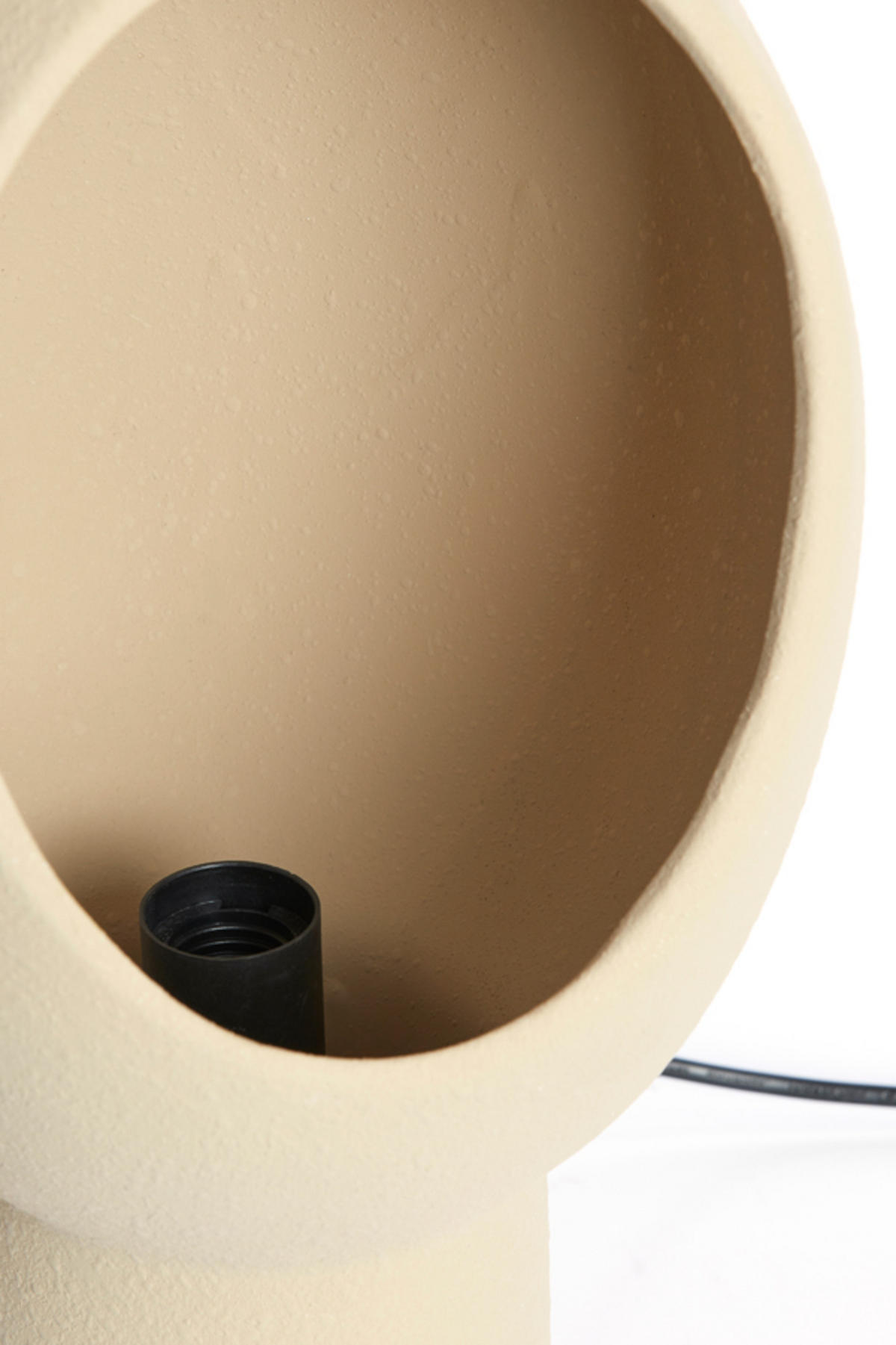 TISCHLAMPE Monk Braun 25/25/46 cm - Braun, Keramik (25/25/46cm) - Light & Living