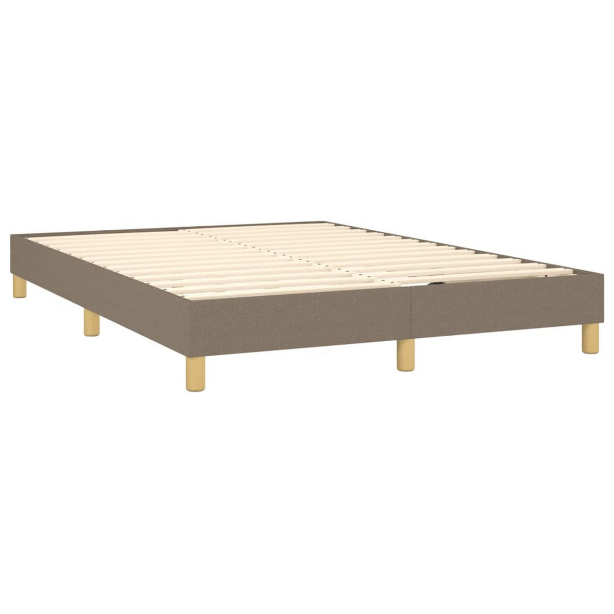 POLSTERBETT Quinn 140/203 cm - Taupe, Holzwerkstoff (140/200cm) - Nettlife
