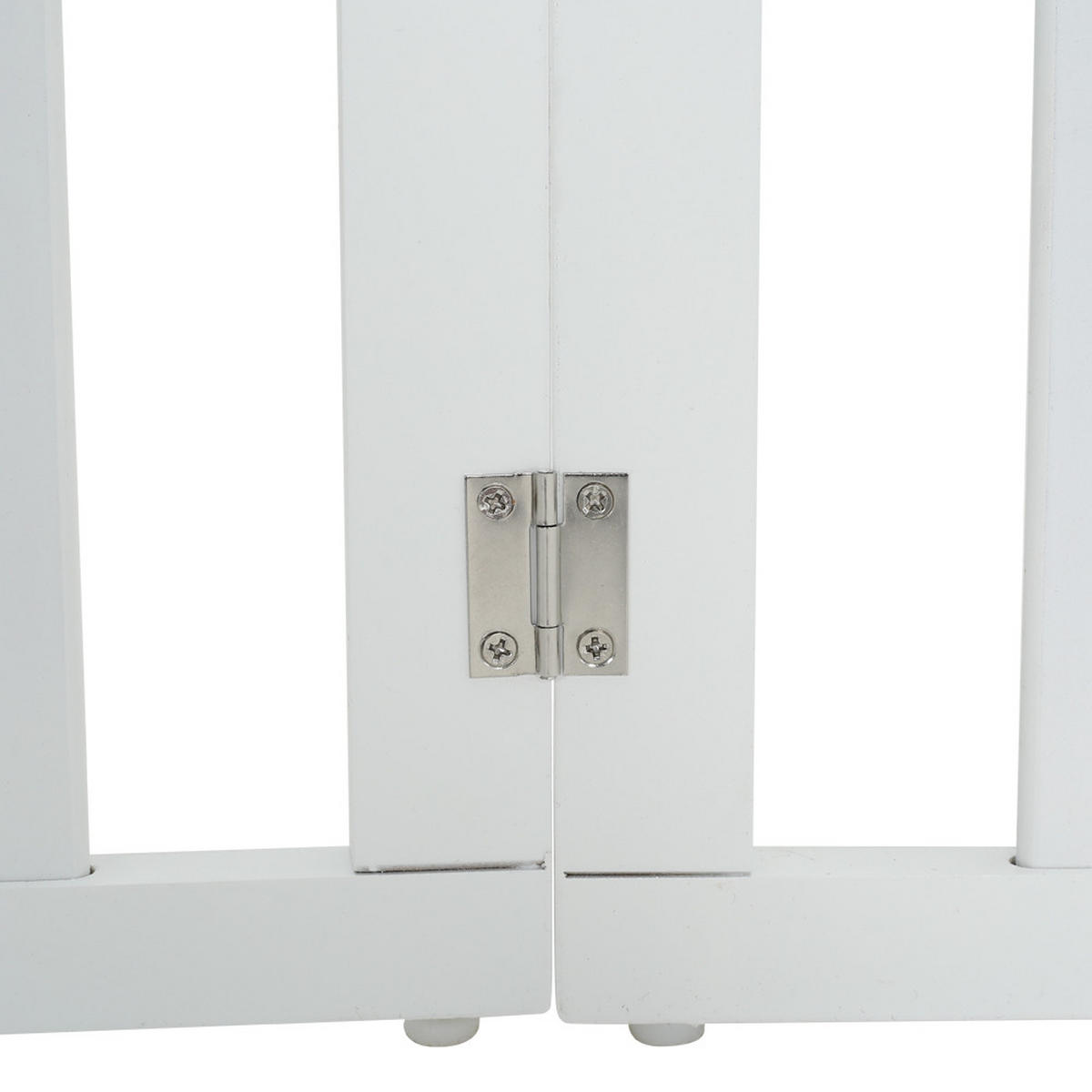 SCHUTZGITTER 4-Paneele Faltbar Freistehend MDF Weiß - Weiß, Holzwerkstoff (183.5/1.8cm) - Livingandhome