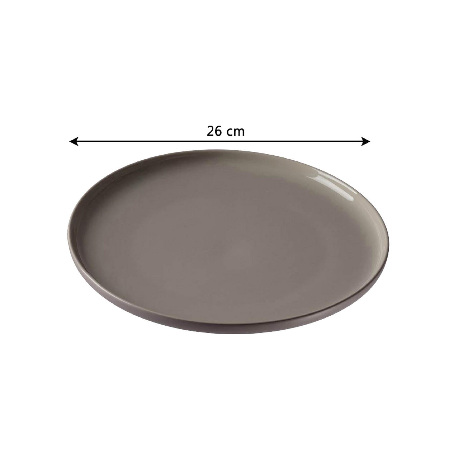 DESSERTTELLER Jasper Taupe ø 19.0 cm 6er Set - Taupe, Keramik (19cm) - Ritzenhoff Breker