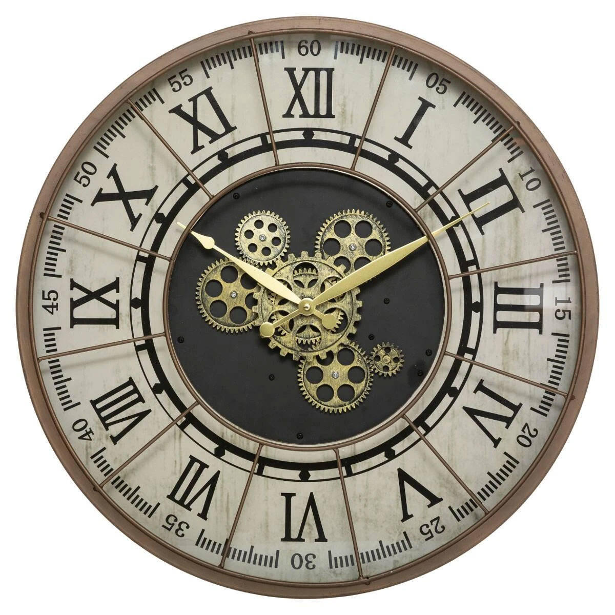 Atmosphera Createur d´interieur Wanduhr Braun 58x6x58 cm