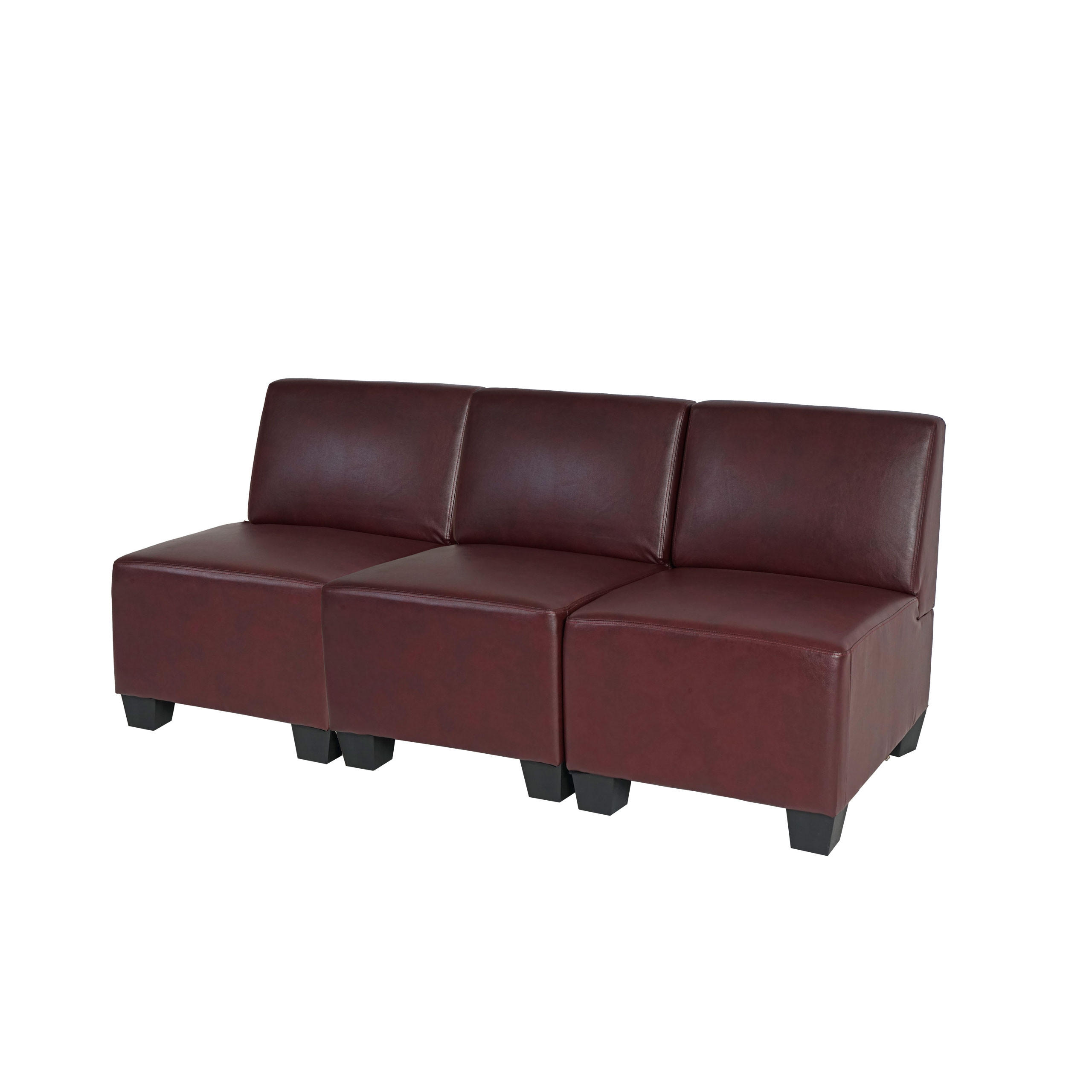 3-SITZER Rotbraun - Rotbraun, Textil (171/76/72cm) - MCW