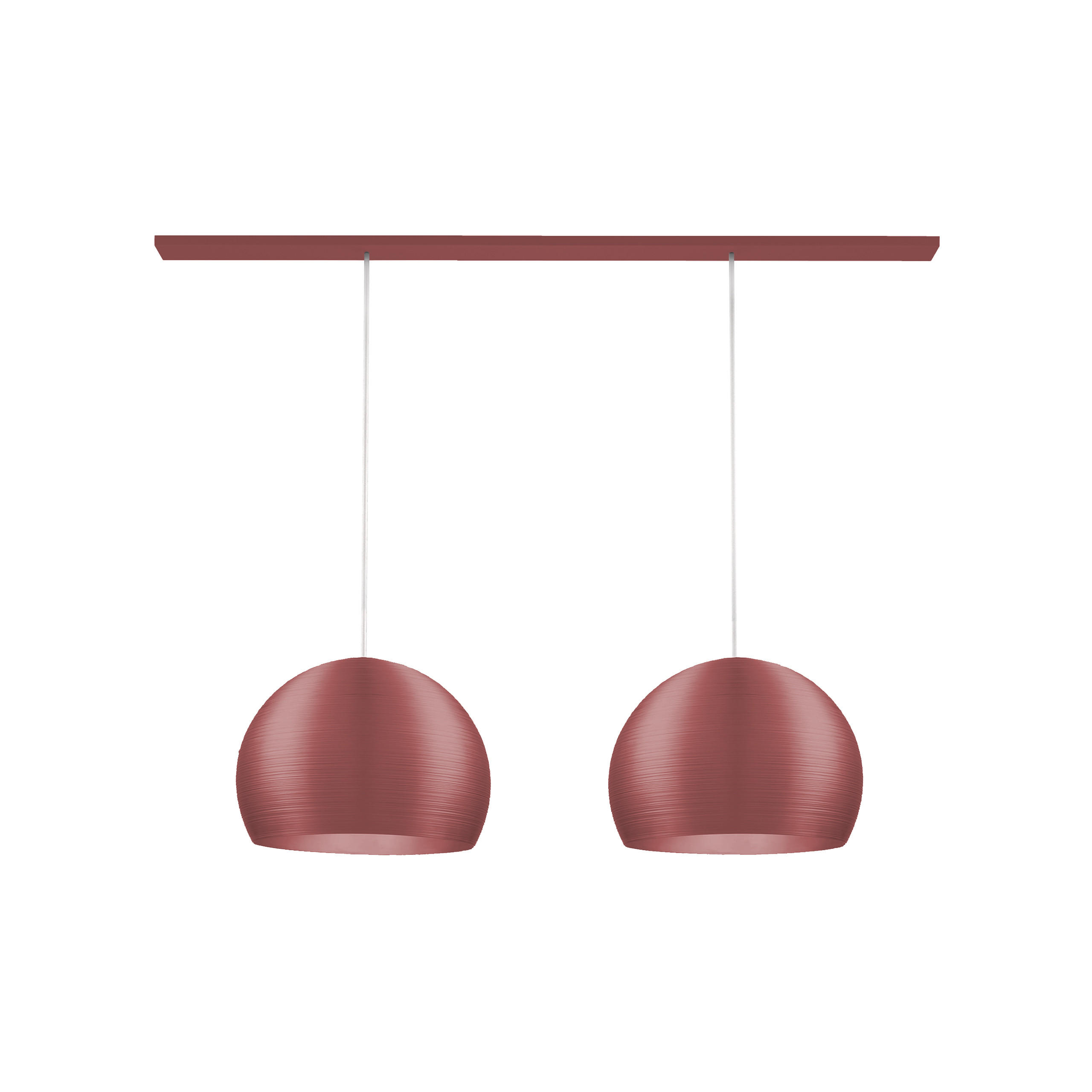 HÄNGELEUCHTE - Rot, Metall (70/25/20cm) - Lumicom