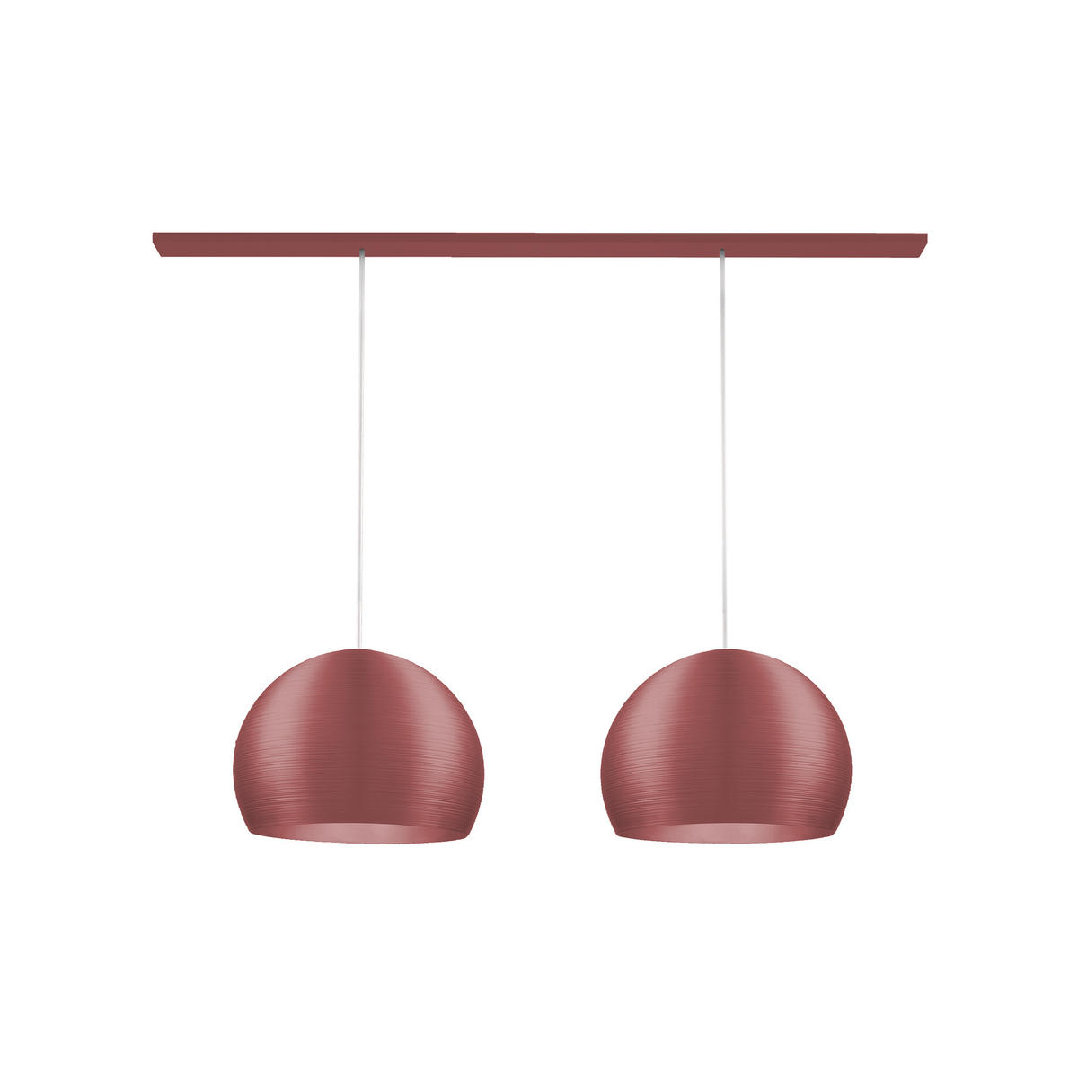 HÄNGELEUCHTE - Rot, Metall (70/25/20cm) - Lumicom