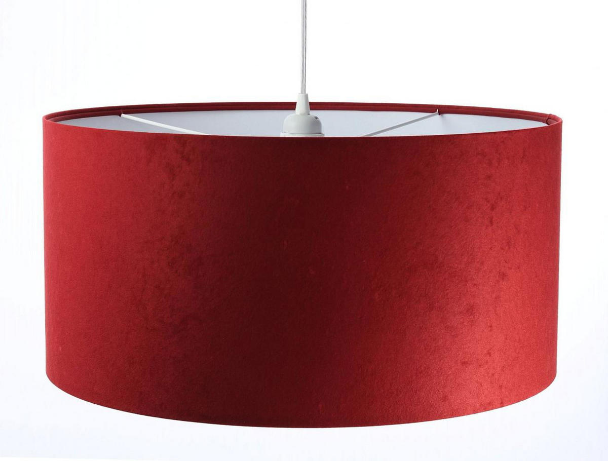 HÄNGELEUCHTE Rot 40/20 cm - Rot/Weiß, Kunststoff (40/0.6/20cm) - ONZENO
