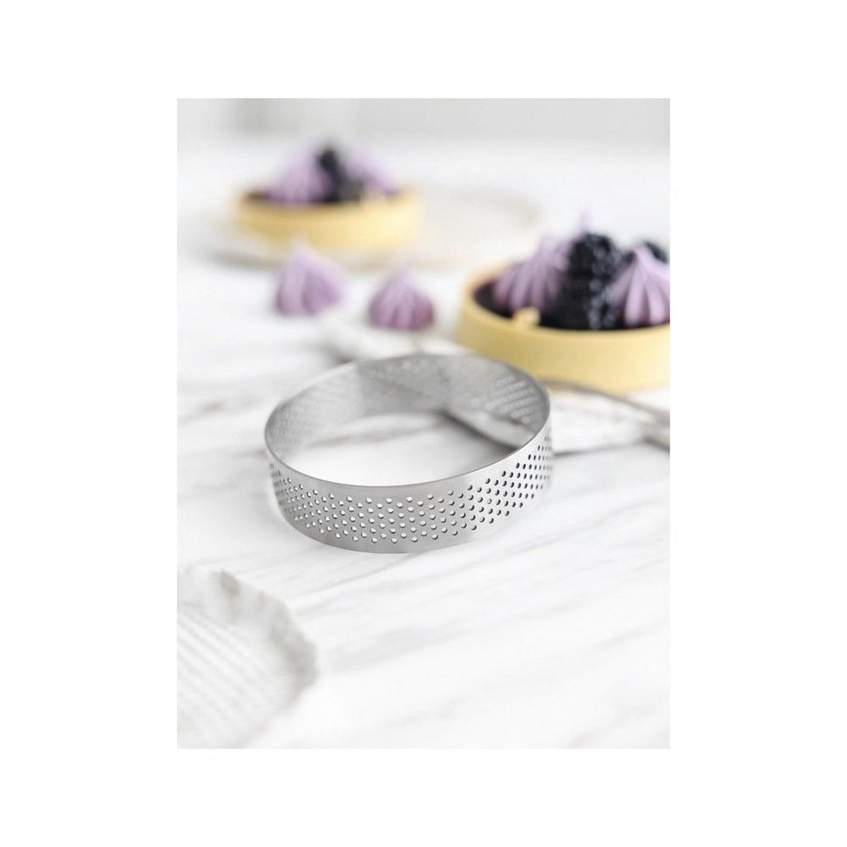 TORTENRING Silber 8/8/2 cm P02160 - Silberfarben, Metall (8/2/8cm) - Patisse 