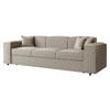 SCHLAFSOFA Santos Boucle - Beige/Schwarz, Holzwerkstoff/Kunststoff (252/79/88cm) - MIRJAN24