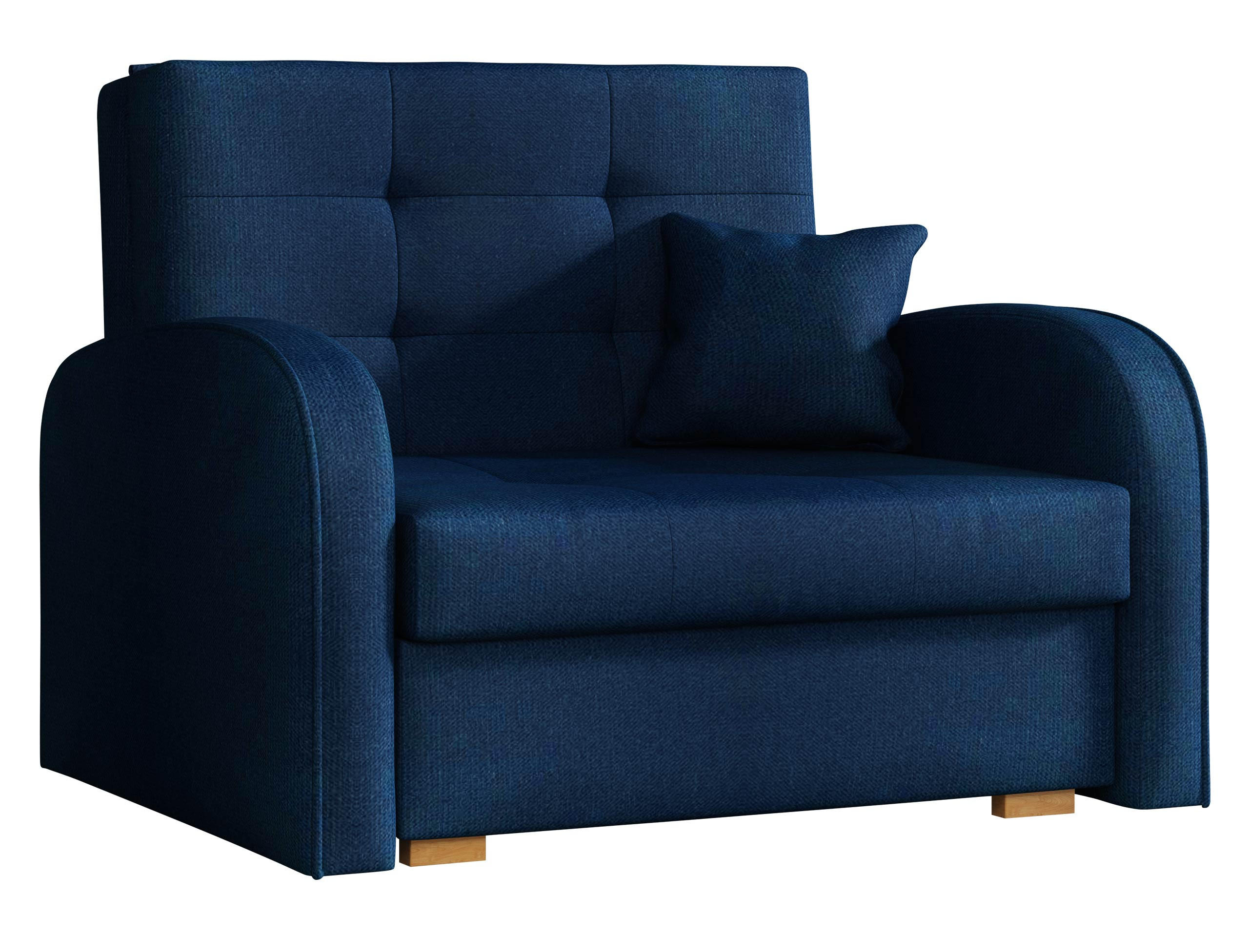SCHLAFSOFA Viva Gold I - Braun/Dunkelblau, Holz/Textil (103/85/98cm) - MIRJAN24