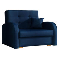 SCHLAFSOFA Viva Gold I - Braun/Dunkelblau, Holz/Textil (103/85/98cm) - MIRJAN24