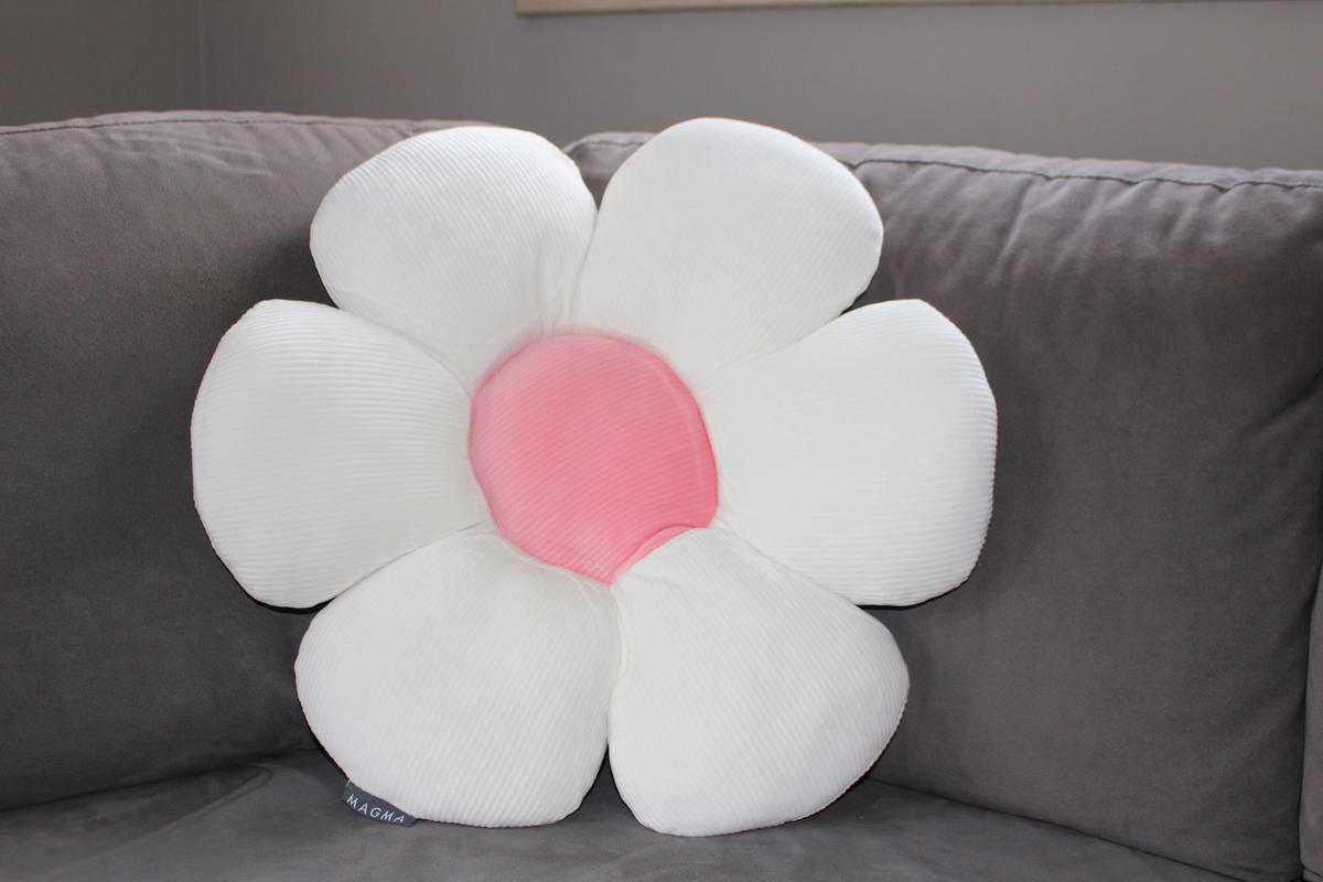 DEKOKISSEN Minnie Blume - Naturfarben, Textil (50cm) - Magma Heimtexx