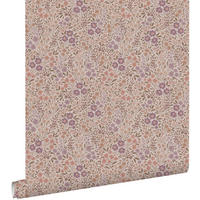 TAPETE Blumen 53 cm x 10.05 m - Lila, Papier (53/0.1cm) - ESTAhome