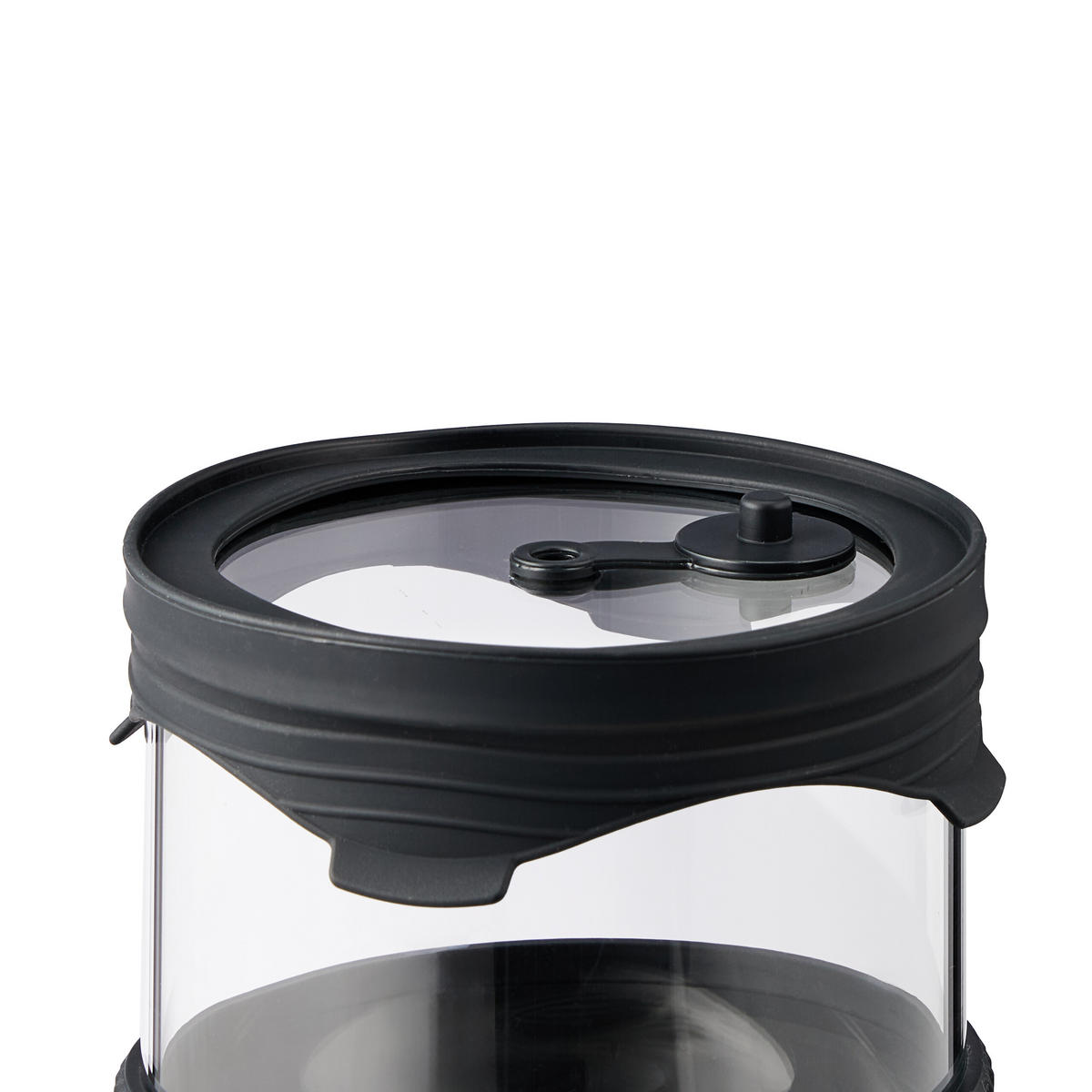 3XVORRATSGLAS - Multicolor, Glas/Kunststoff (10/17/10cm) - Relaxdays