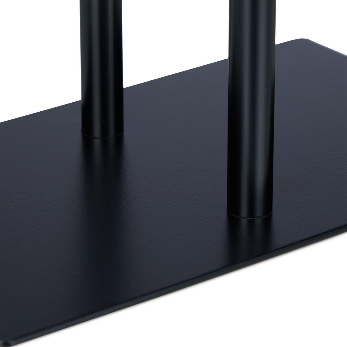 HANDTUCHSTÄNDER - Schwarz, Metall (28.5/32/12cm) - Relaxdays