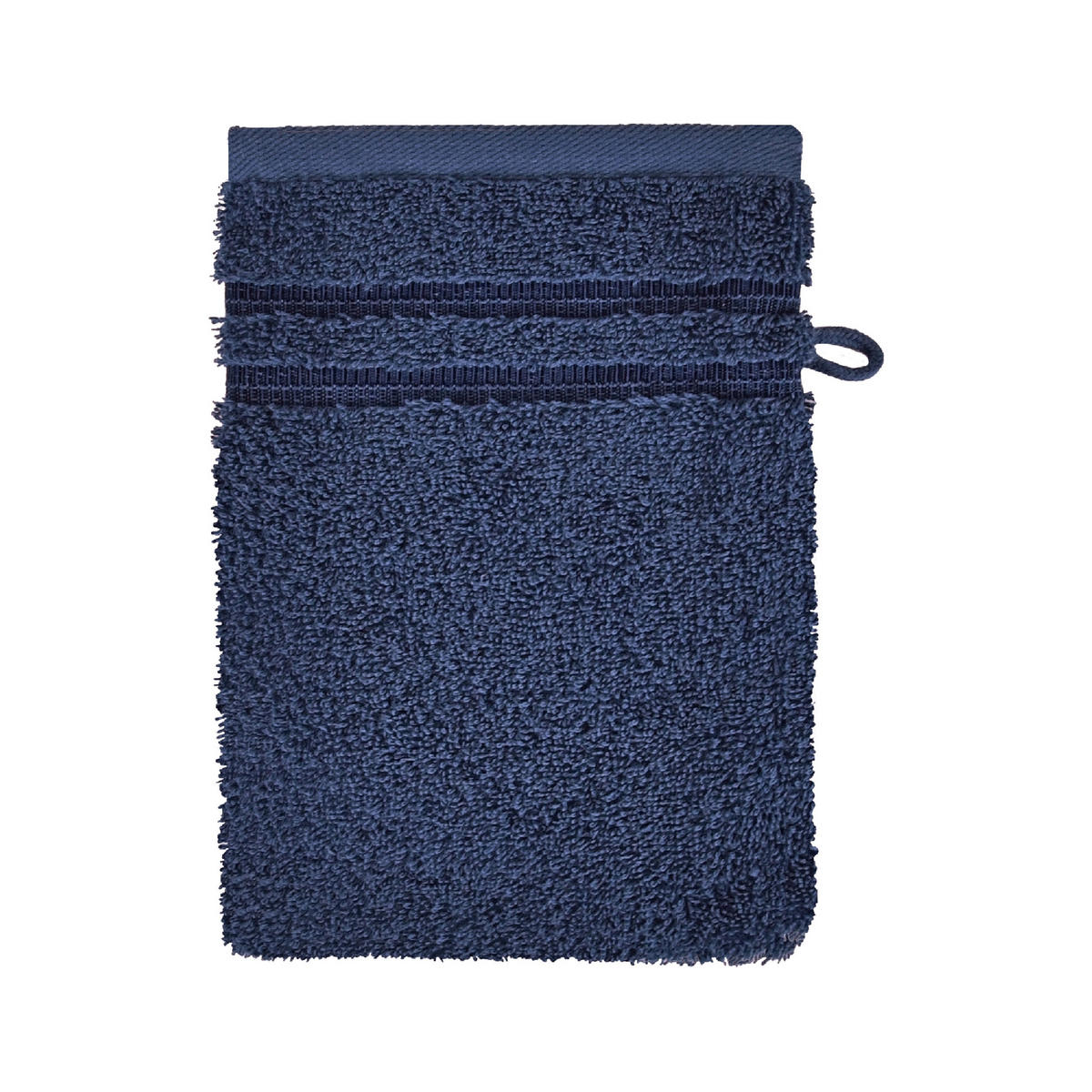 WASCHHANDSCHUHSET Milano - 5-teilig - 16 x 22 cm - Dunkelblau - Dunkelblau, Textil (16/22cm) - SCHIESSER
