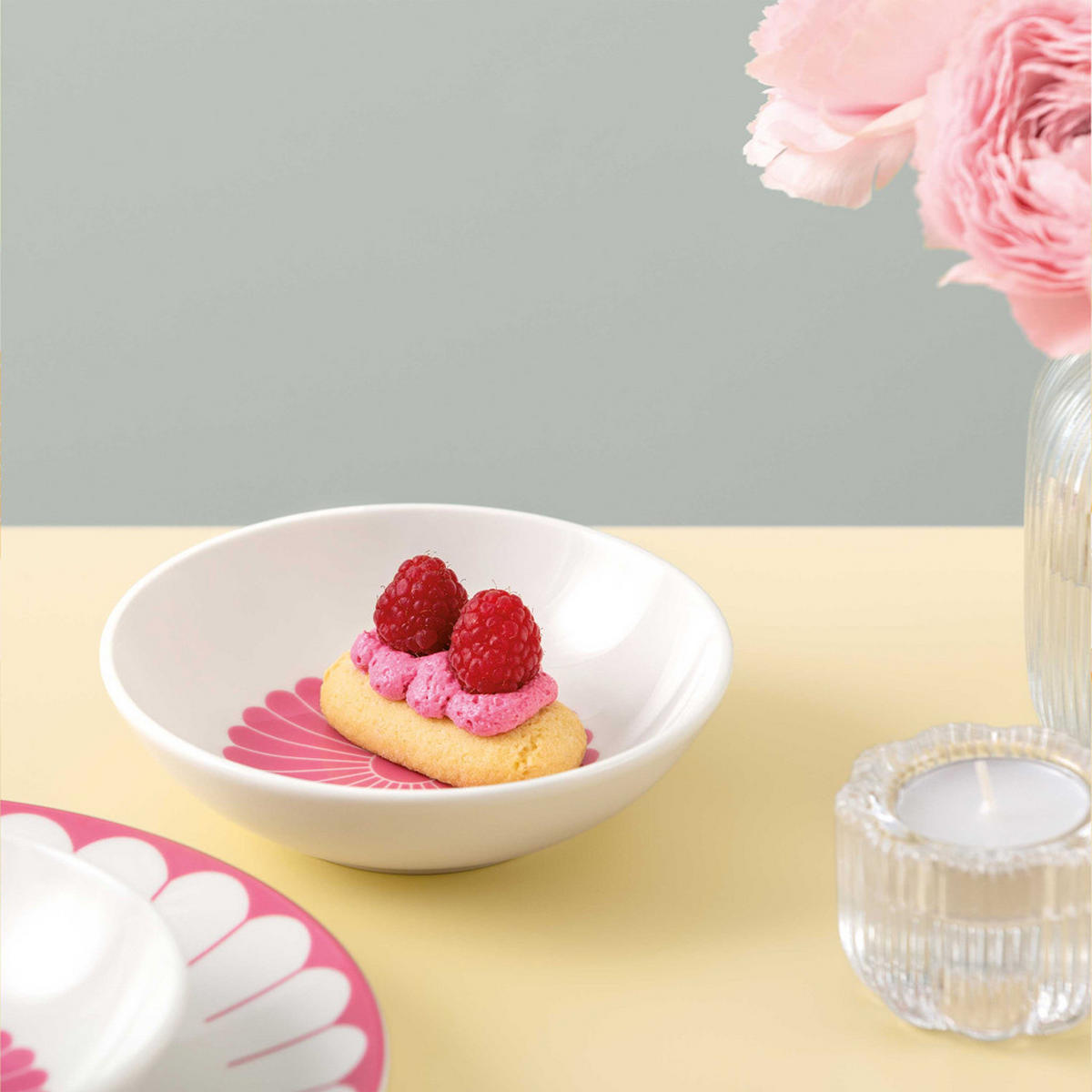DESSERTSCHALEN Fleur Couleur Cassis ø 13,2 cm 6er Set - Pink, Keramik (13.2cm) - Villeroy & Boch