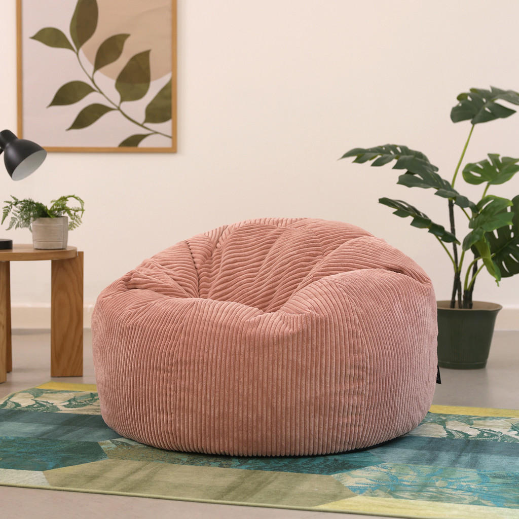 Thumbnail - icon Sitzsack, Pink, Textil, 200 L, 1-Sitzer, Rund, 85x50x85 cm, Hergestellt in Deutschland, Oeko-Tex® Standard 100, Rea...