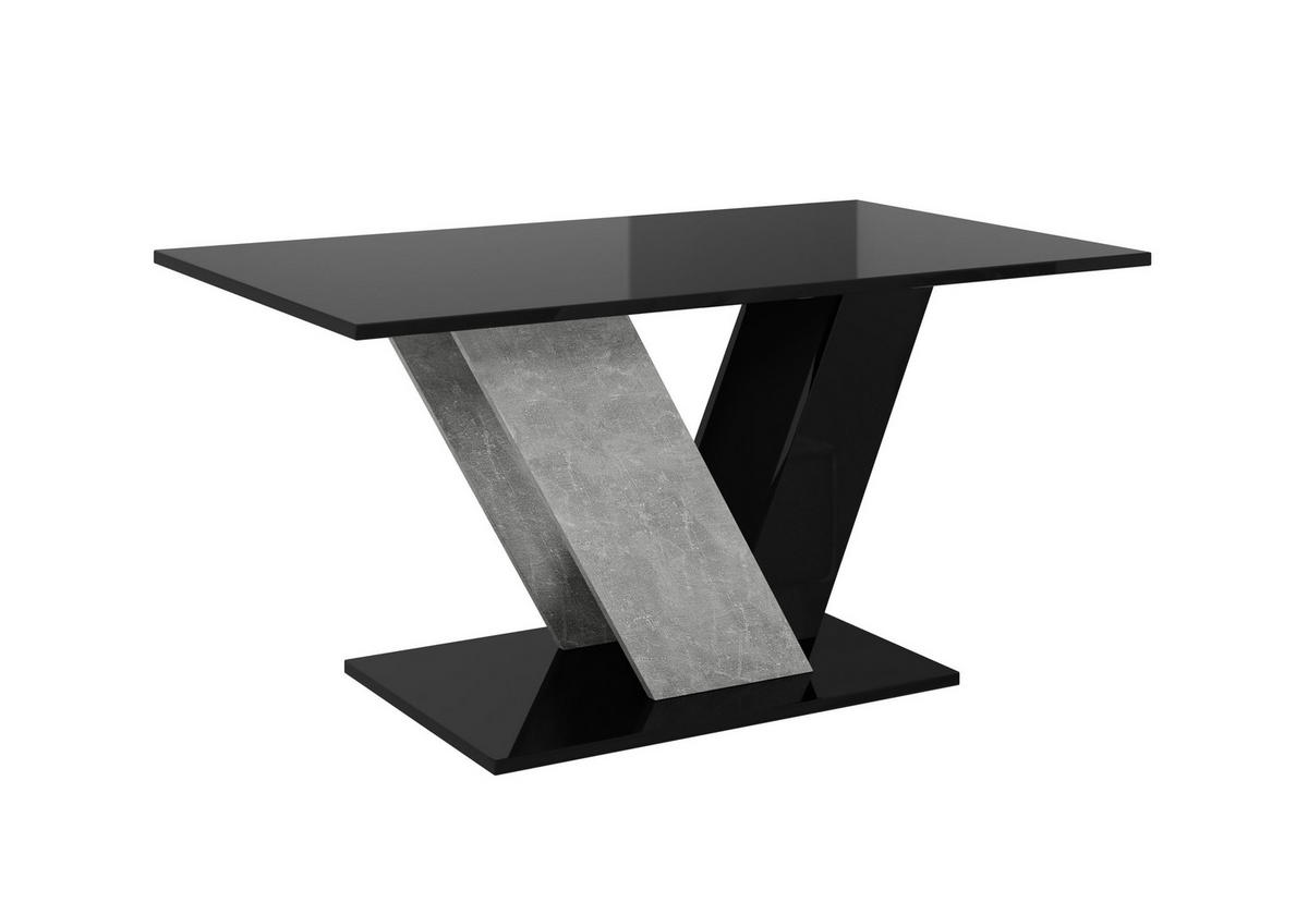 COUCHTISCH 100 cm Schwarz glänzend - Schwarz Hochglanz, Holzwerkstoff (60/100/55cm) - Home Collective
