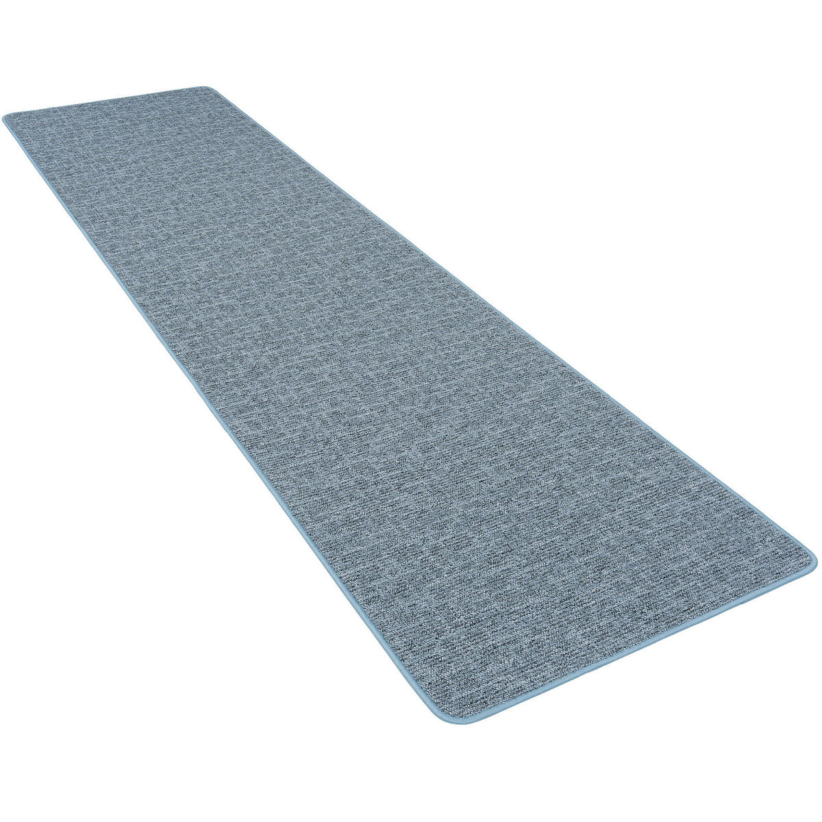 SCHLINGEN DESIGNER TEPPICH LÄUFER NIVA - Blau, Textil (100/400cm) - Snapstyle