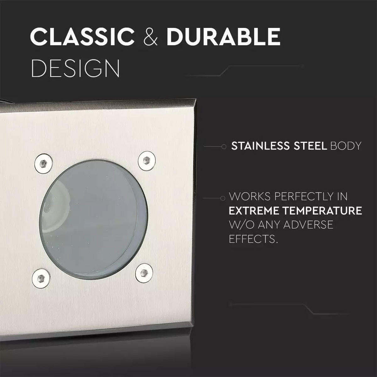 LED AUSSENLEUCHTE Edelstahl Silber 3er Set - Silberfarben, Metall (11/11/12cm)