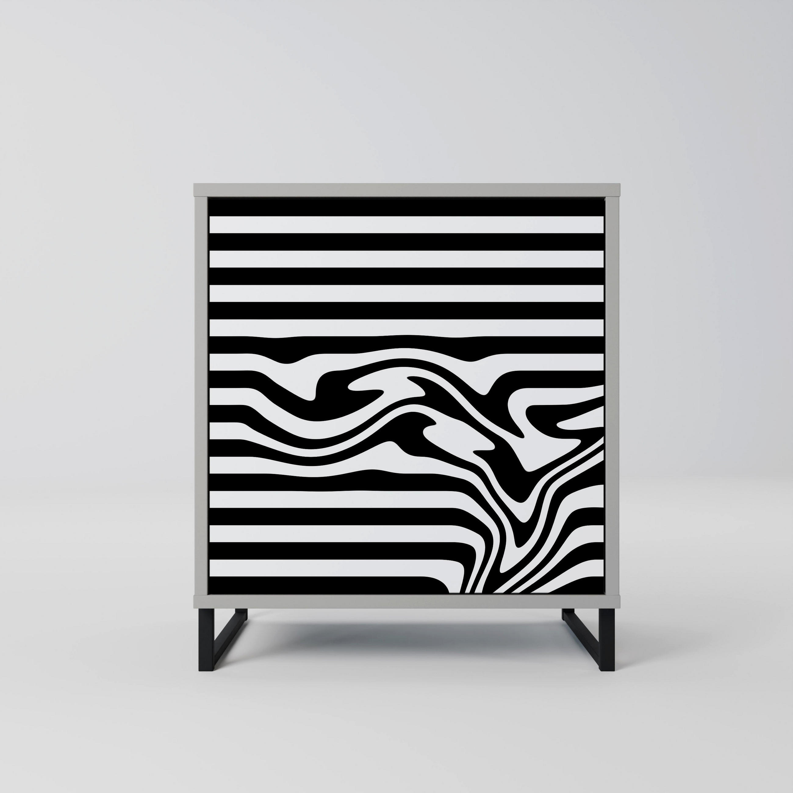 SpaceRebels Sideboard Grau 57.5x67.5x42 cm