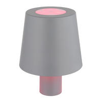 LED TISCHLEUCHTE YARA Grau - Grau, Kunststoff (10.5/10.5/14cm) - Globo Lighting