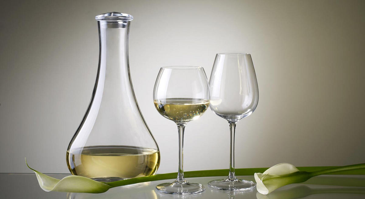 WEISSWEINDEKANTER Purismo Wine transparent 750 ml - Transparent, Glas (0.75L) - Villeroy & Boch