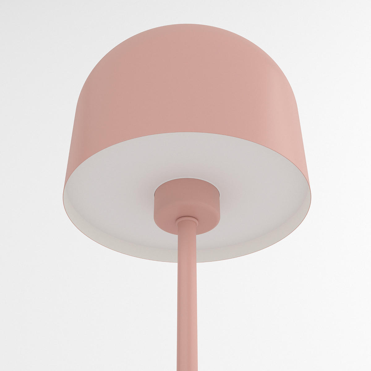 AKKU-TISCHLEUCHTE - Eisen / Kunststoff - Dimmbar - Rosa, Metall (13/13/25cm) - home24