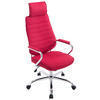 BÜROSTUHL Rocket Stoff Rot - Rot, Textil/Metall (60/128/67cm) - TPFLiving