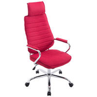 BÜROSTUHL Rocket Stoff Rot - Rot, Textil/Metall (60/128/67cm) - TPFLiving