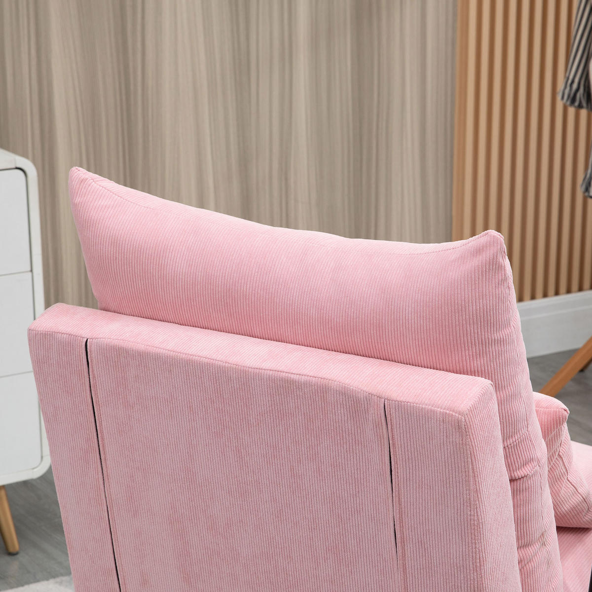 RELAXSESSELSET Rosa - Rosa, Metall (91.5/88/68cm) - HOMCOM