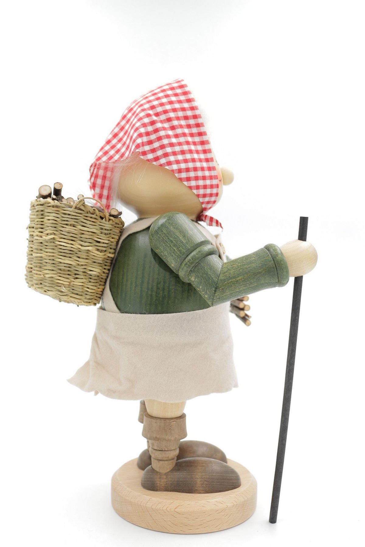 RAUCHFIGUR Wichtel Reisigfrau 32 cm - Multicolor, Holz (15/29/0.1cm)