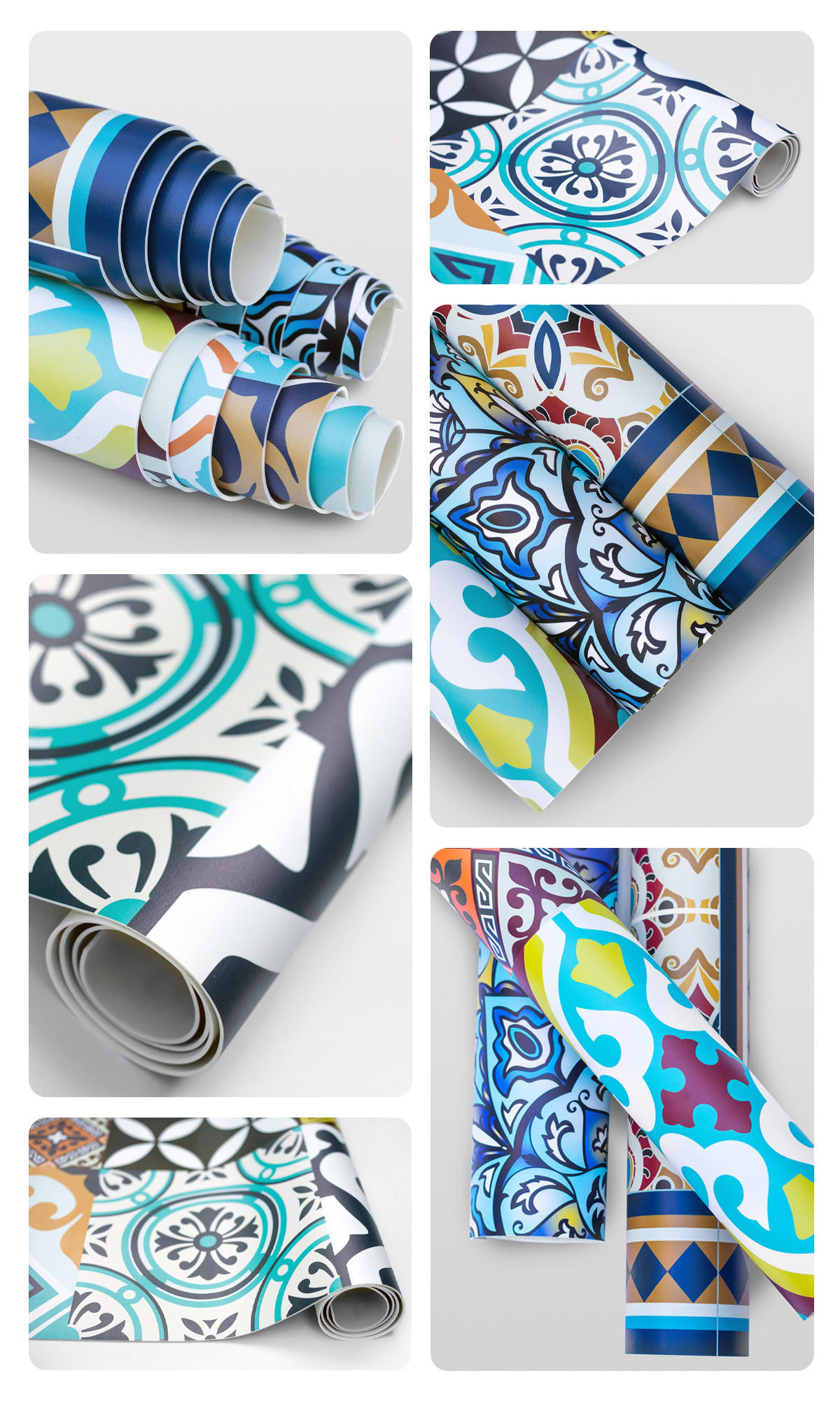 VINYL TEPPICH 120x180 cm Beige mit Linien - Sandfarben, Kunststoff (120/180cm) - TULUP