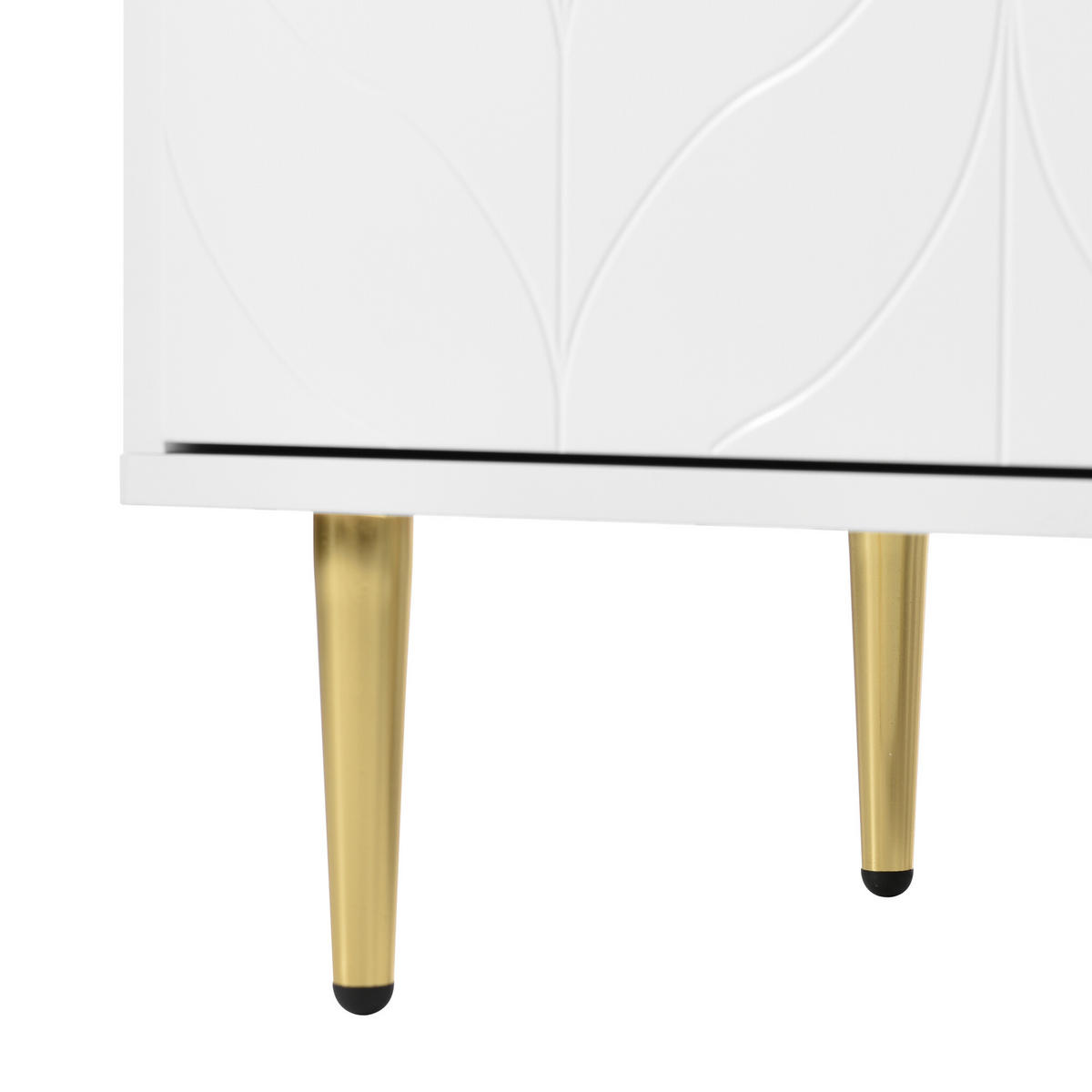 SIDEBOARD Weiß 127/45/75 cm - Weiß, Holzwerkstoff/Metall (45/75/127cm) - Urban Meuble