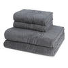 FROTTIERSET Cashmere feeling 4-teilig - Dunkelgrau, Textil (50/100cm) - Ross