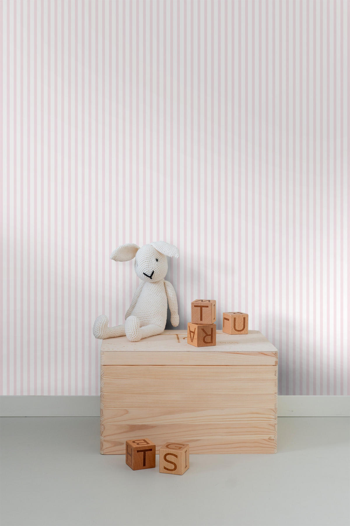 TAPETE Streifen 53 cm x 10 m - Pink, Papier (53/0.1cm) - Sanders & Sanders