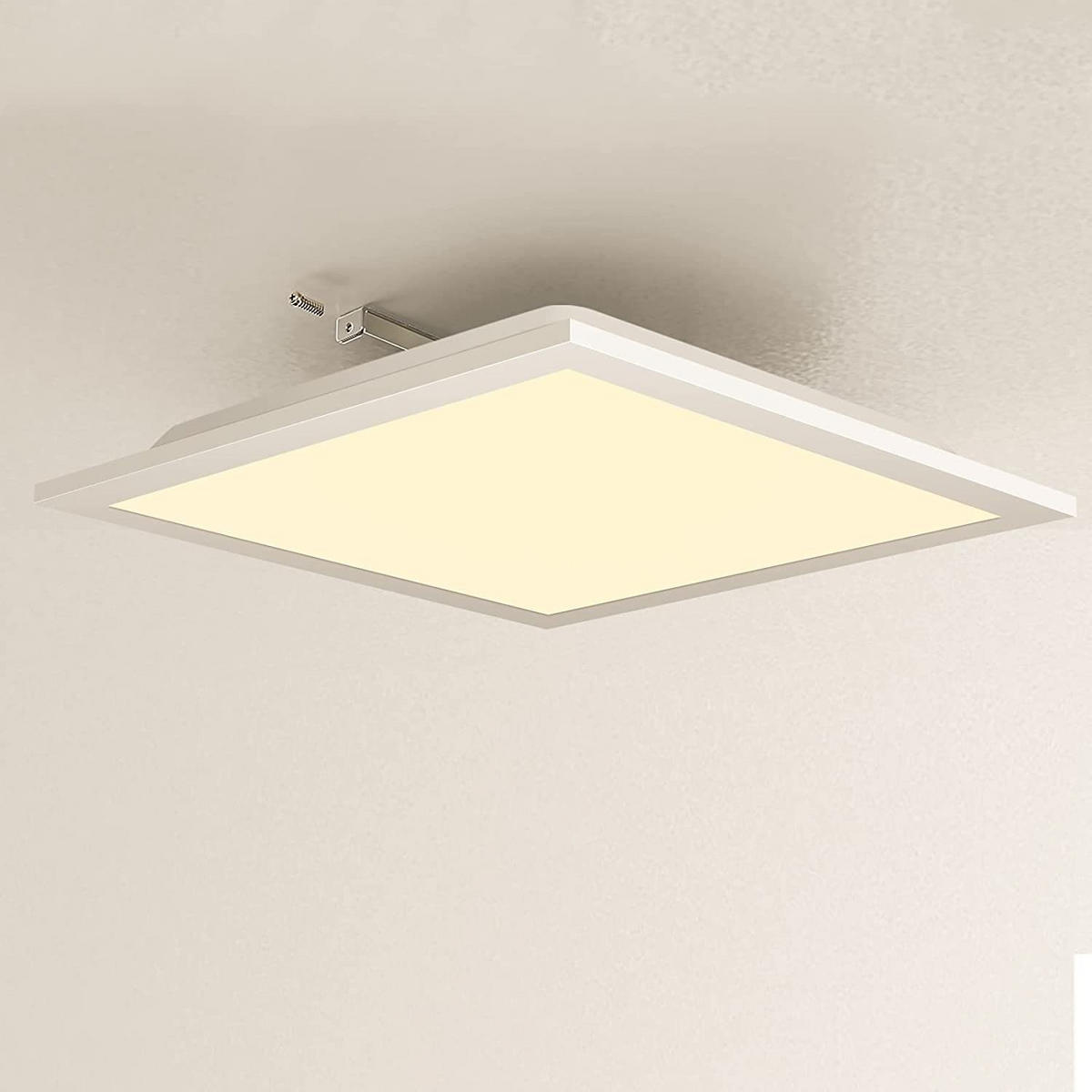 LED-DECKENLEUCHTE Oceana 45/45/1 cm - Weiß, Metall (45/45/1cm) - Nettlife