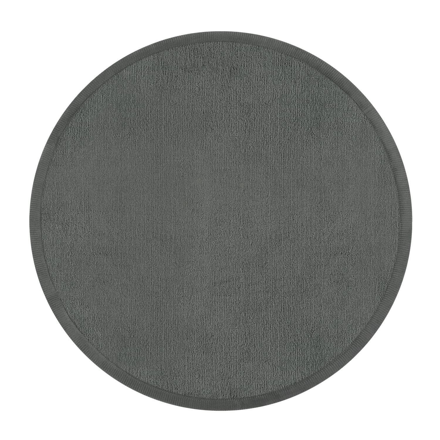 KURZFLORTEPPICH 80/80 TATAMI 475 - Anthrazit, Kunststoff (80/80cm) - Paco Home