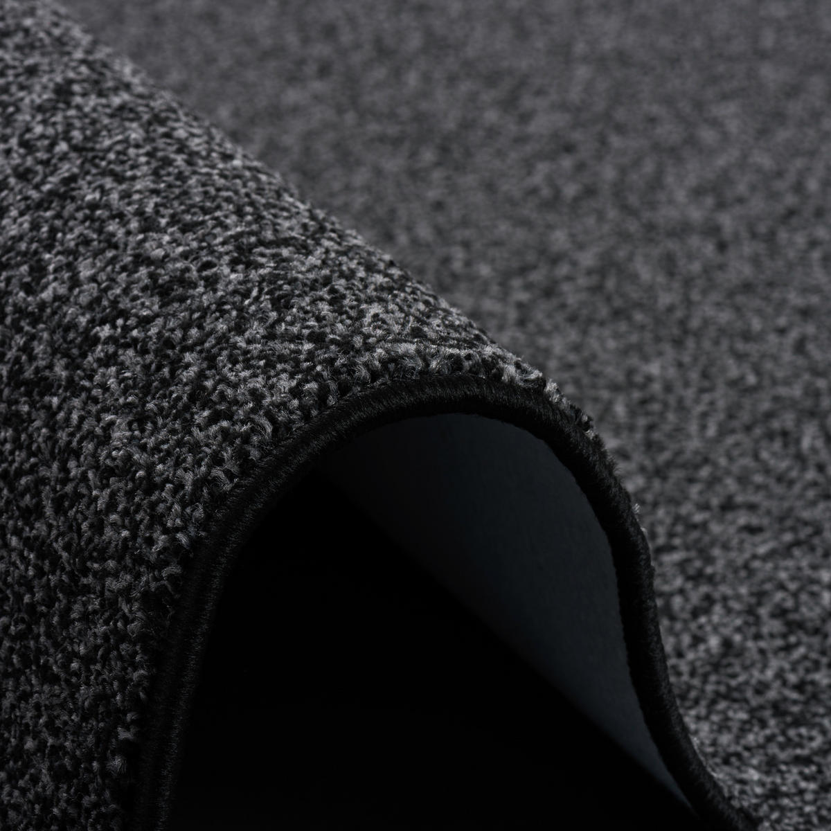 HOCHFLOR VELOURS TEPPICH LUNA MIX - Anthrazit, Textil (80/320cm) - Snapstyle