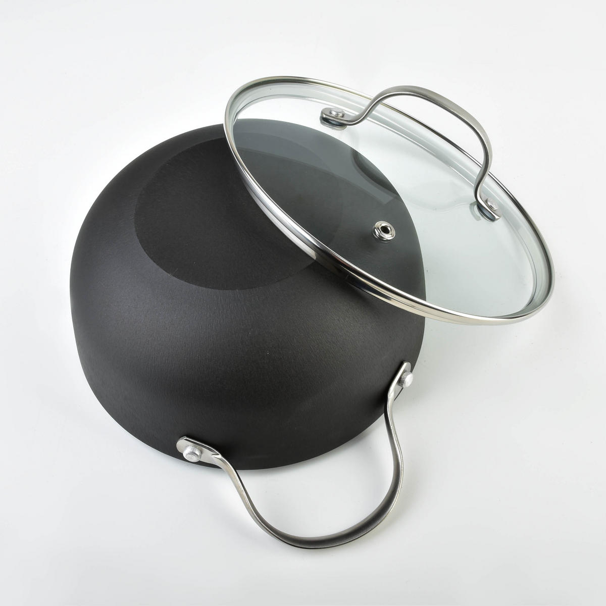 TOPF Pak Choi Schwarz 30/20/8.5 cm Metall - Schwarz, Metall (30cm) - Mondex