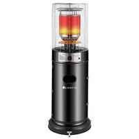 GASHEIZUNG Cuna - Schwarz, Metall (38/137/38cm) - Juskys