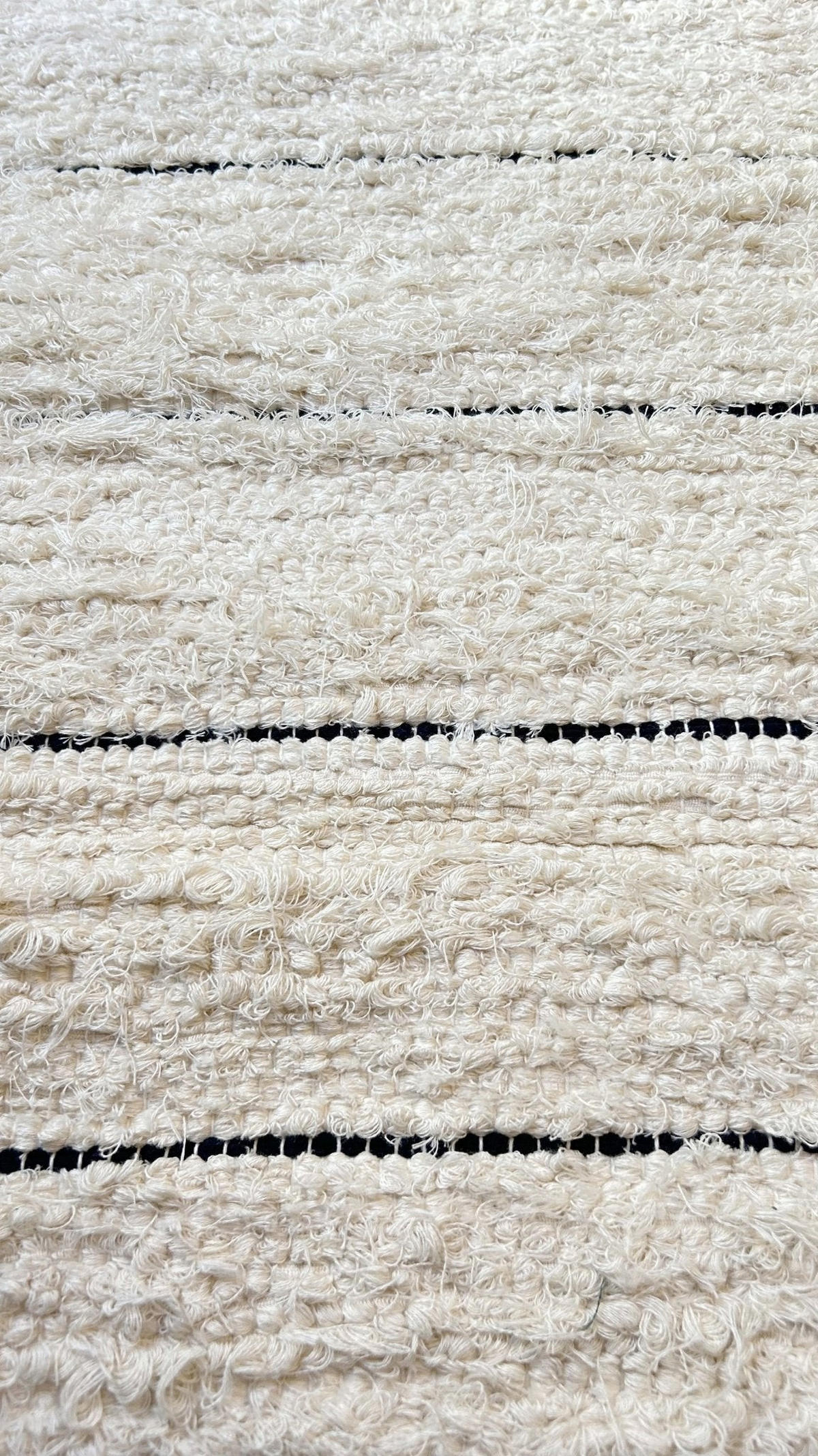 TEPPICH Baumwolle recycelt handgewebt beige - Beige, Naturmaterialien (60/200cm) - AFK Living