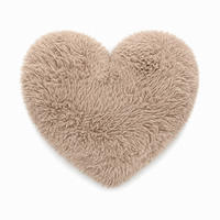 HERZKISSEN Mammoth flauschig - Sandfarben, Textil (40/40cm) - MeowBaby