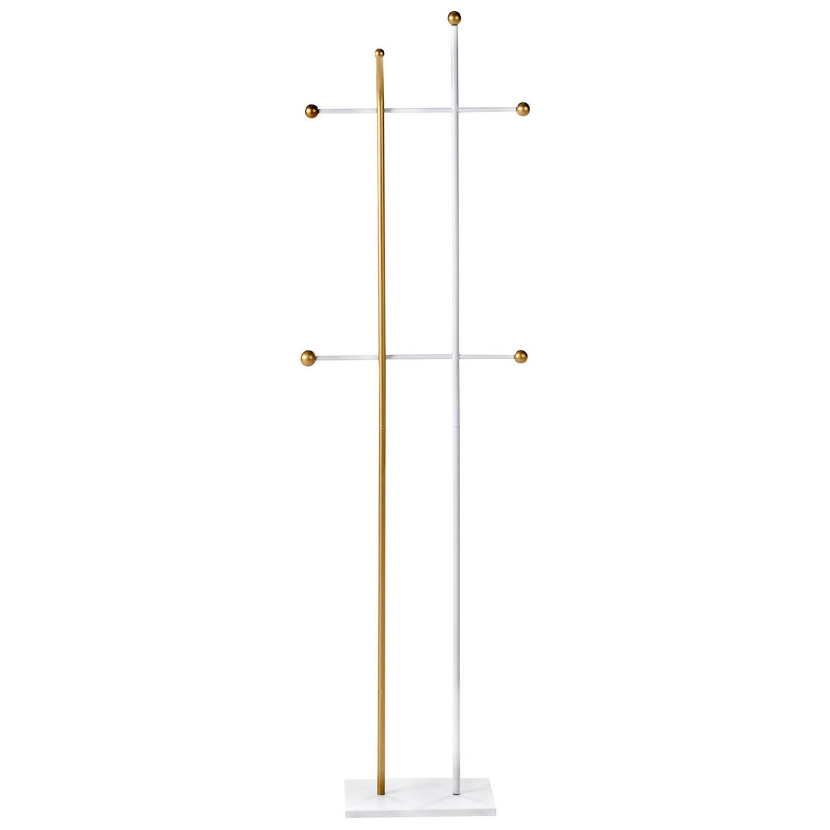 VĚŠÁK NA OBLEČENÍ Zlatý Odhill - zlatá, kov (46/162/26cm) - Beliani