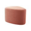 HOCKER Ada Organic 60/47/38 cm - Pink, Textil (47/38/60cm) - Leitmotiv